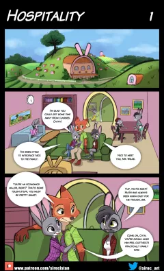 Hospitality Zootopia rule 34 porn comic cover