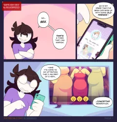 Safe-ish Sex YouTube rule 34 porn comic cover