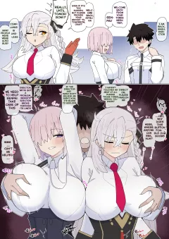 Mashu to Shochou no Gouhoubi Ecchi❤︎ / Mash and Director’s Naughty Reward rule 34 porn comic cover