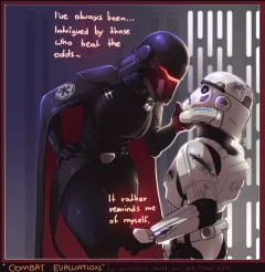 Combat Evaluation Star Wars rule 34 porn comic cover