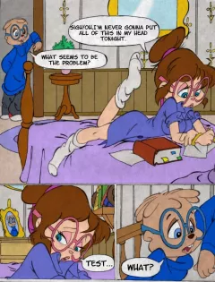 Home work Alvin and the Chipmunks rule 34 porn comic cover