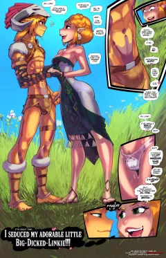 I Seduced My Adorable Little Big-Dicked-Linkie!!! The Legend of Zelda rule 34 porn comic cover