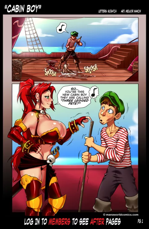 Cabin Boy [Romulo Melkor Mancin] rule 34 porn comic cover