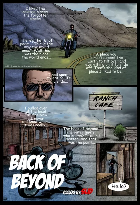 Back Of Beyond [HorrorBabeCentral] rule 34 porn comic cover