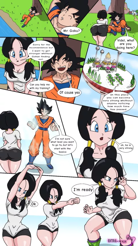 Videl x Goku (Dragon Ball Z) [Extranimacion] rule 34 porn comic cover