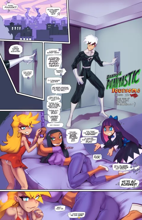 Danny's Phantastic Foursome (Danny Phantom) [Fred Perry] rule 34 porn comic cover