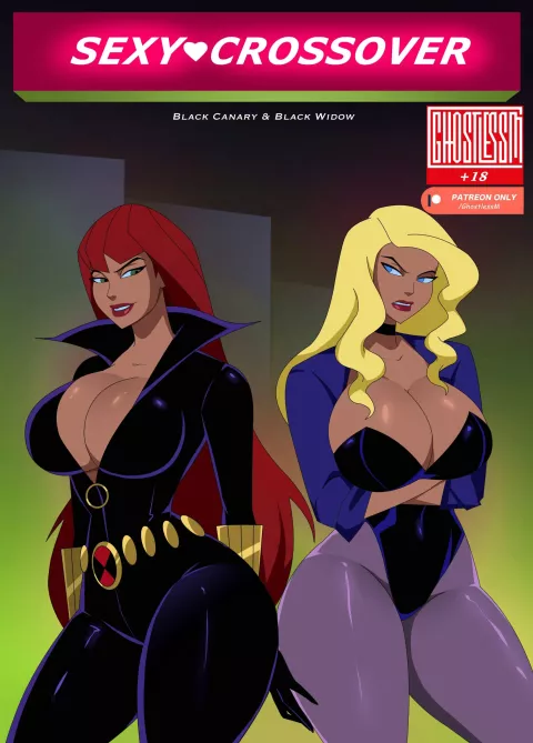 SEXY CROSSOVER (Justice League &amp; Avengers) [GhostlessM] rule 34 porn comic cover