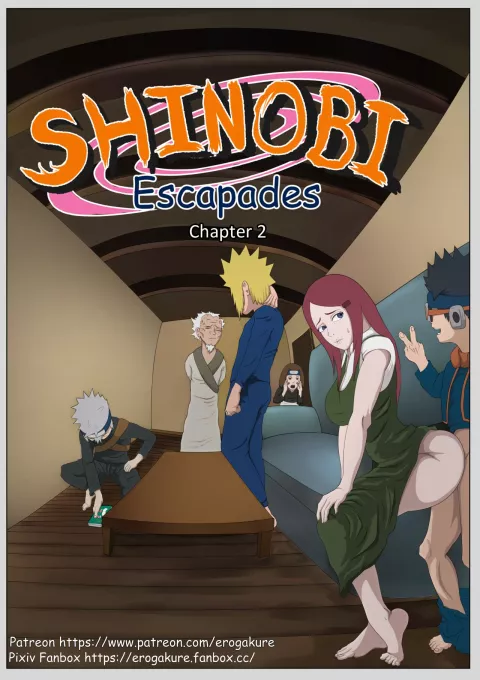 Shinobi Escapades (Naruto) [Erogakure] rule 34 porn comic cover