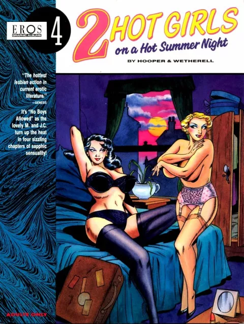 2 Hot Girls on A Hot Summer Night [Art Wetherell] rule 34 porn comic cover