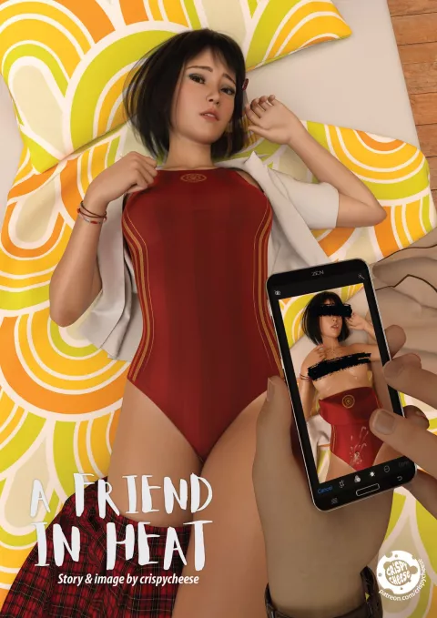 A Friend In Heat [Crispy Cheese] rule 34 porn comic cover