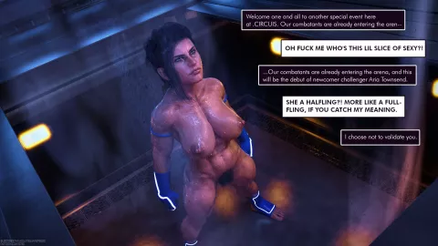 A Little Trouble [SquarePeg3D] rule 34 porn comic cover