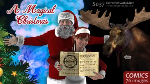 A Magical Christmas [ExtremeXWorld] rule 34 porn comic cover