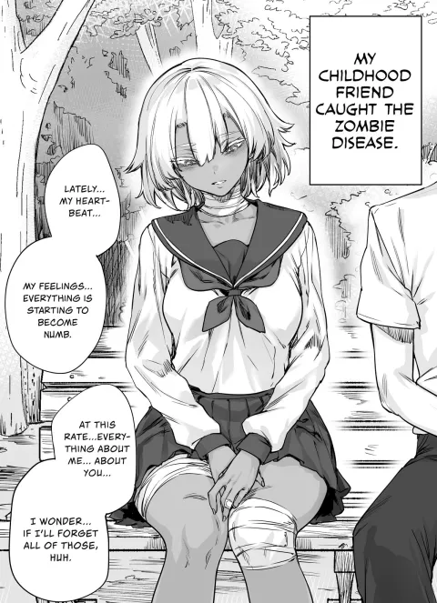 A Manga About Teaching My Zombie Childhood Friend The Real Feeling of Sex [Yakitomato] rule 34 porn comic cover
