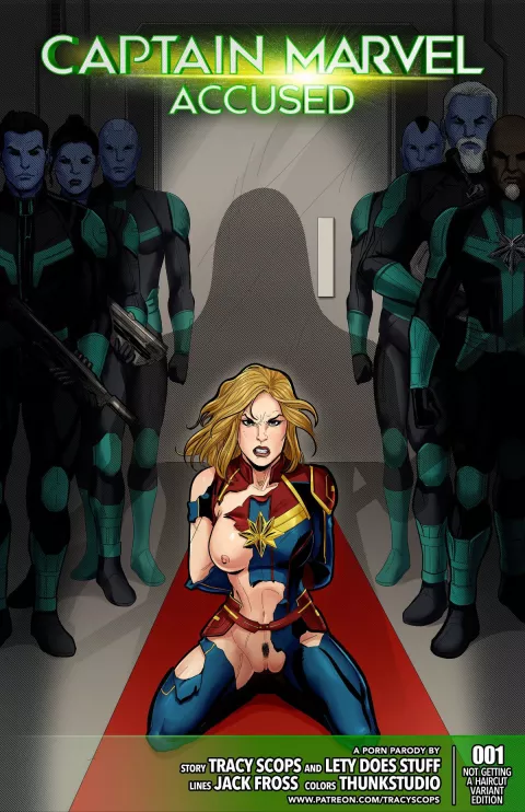 Accused (Captain Marvel) [Tracy Scops] rule 34 porn comic cover