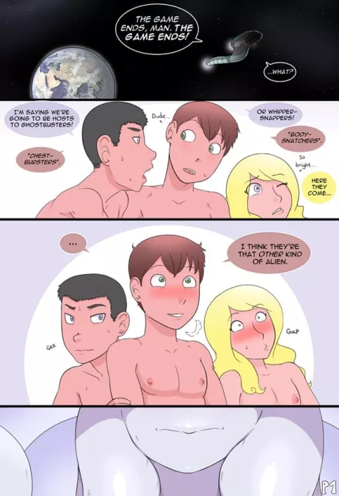 Aliens Up the Ass [Nobody in Particular] rule 34 porn comic cover