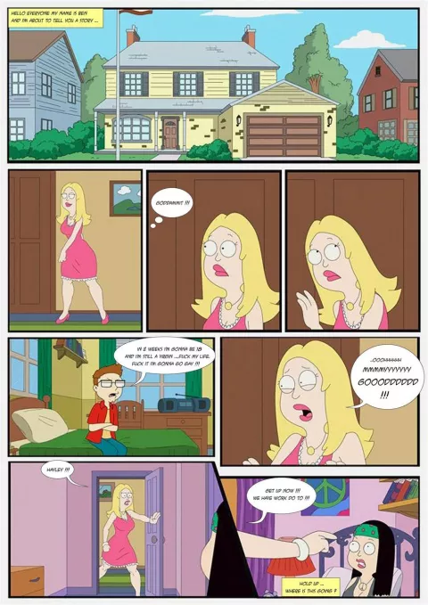 American Family Fun (American Dad!) [Grigori] rule 34 porn comic cover