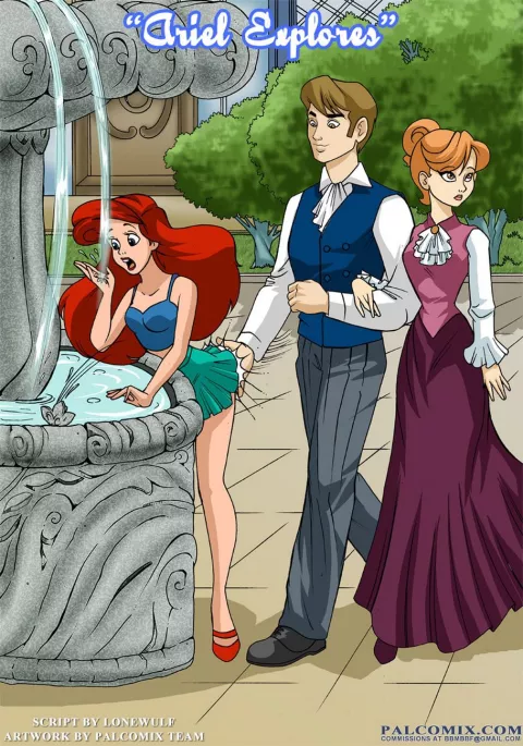 Ariel Explores (The Little Mermaid) [Palcomix] rule 34 porn comic cover