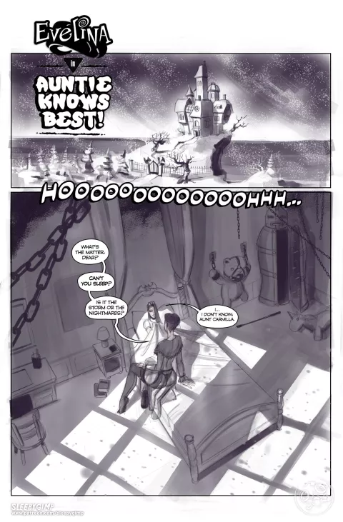 Auntie Knows Best [Sleepy Gimp] rule 34 porn comic cover