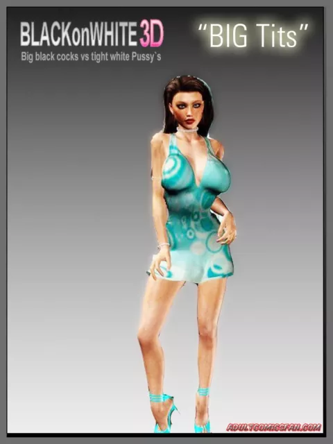 BIG Tits [BlackonWhite3D] rule 34 porn comic cover