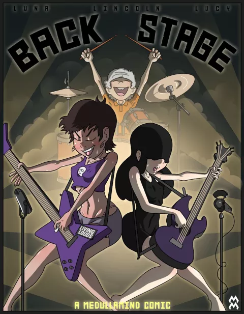 Back Stage (The Loud House) [MedullaMind] rule 34 porn comic cover