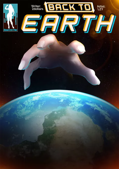 Back To Earth [Giantess Fan] rule 34 porn comic cover