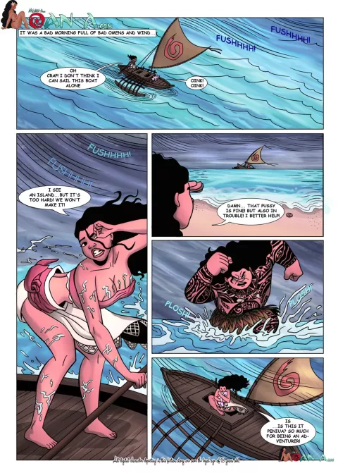 Bad (Moana) [Moan-a] rule 34 porn comic cover