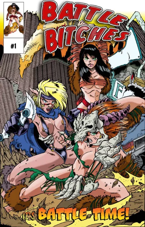 Battle Bitches [eAdultComics] rule 34 porn comic cover