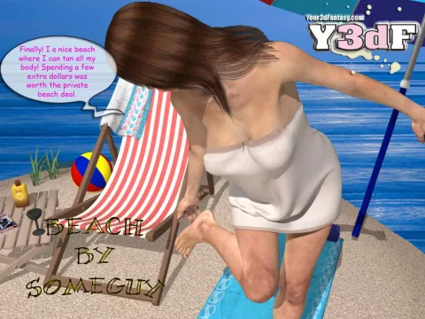 Beach [Y3DF] rule 34 porn comic cover