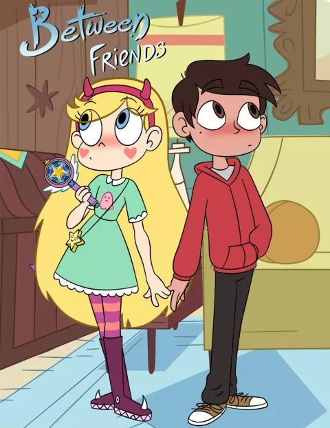 Between Friends (Star VS. The Forces Of Evil) [Area] rule 34 porn comic cover