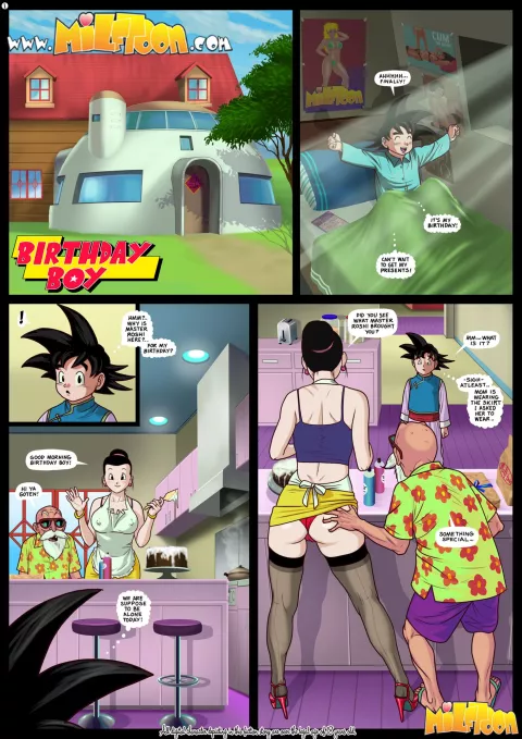 Birthday Boy (Dragon Ball Z) [MILFToon] rule 34 porn comic cover