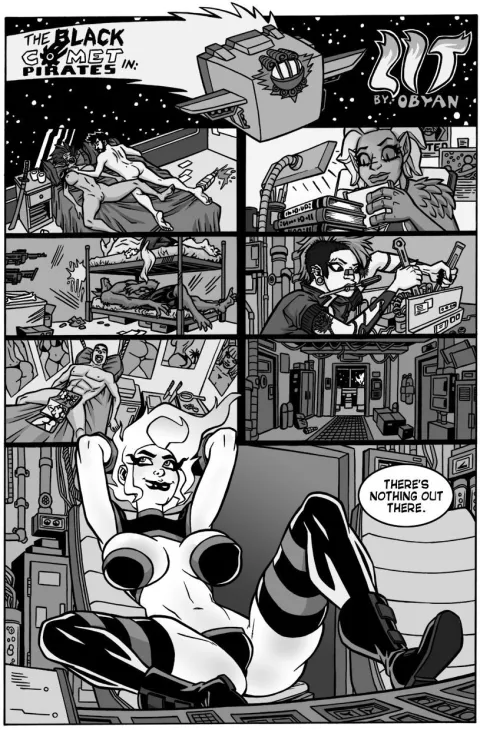 Black Comet Pirates [Obyan] rule 34 porn comic cover