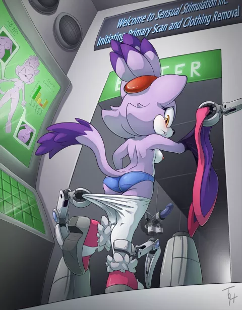 Blaze’s Sensual Makeover (Sonic The Hedgehog) [TheOtherHalf] rule 34 porn comic cover