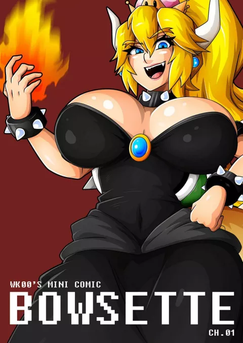 Bowsette (Mario Series) [WitchKing00] rule 34 porn comic cover