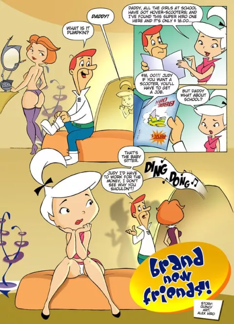 Brand New Friends (The Jetsons) [Drawn-Sex] rule 34 porn comic cover