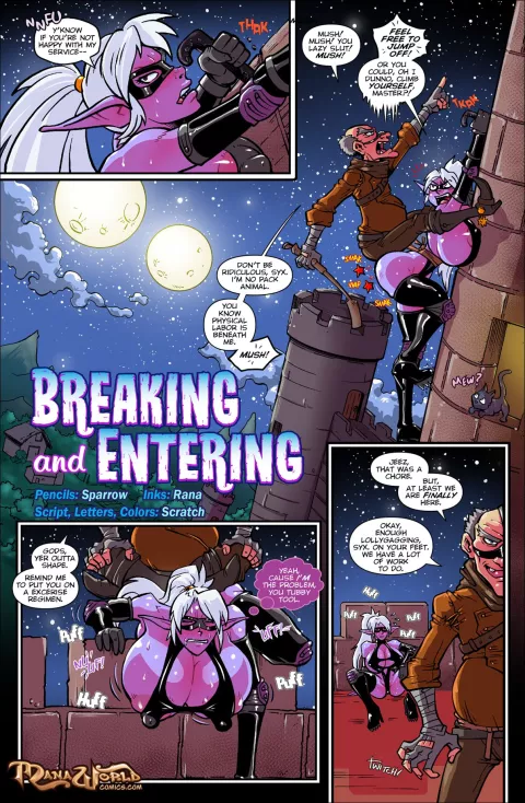 Breaking And Entering [Mana World] rule 34 porn comic cover