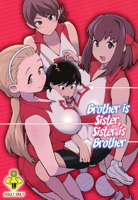 Brother is Sister, Sister is Brother (Girls und Panzer) [Kakuzatou] rule 34 porn comic cover