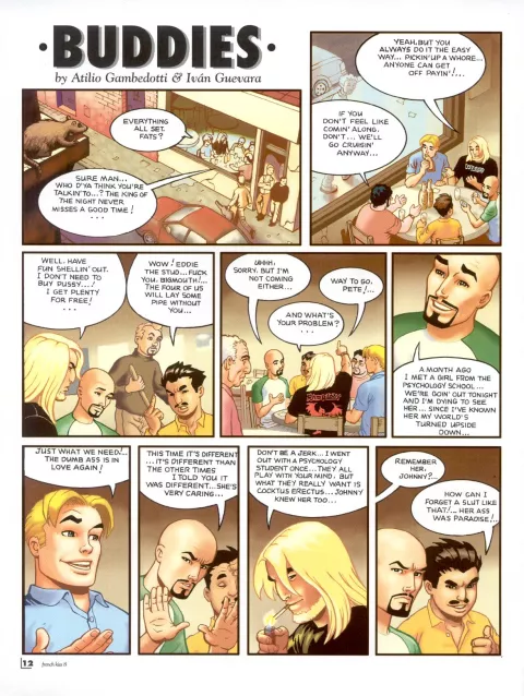 Buddies [Atilio Gambedotti] rule 34 porn comic cover