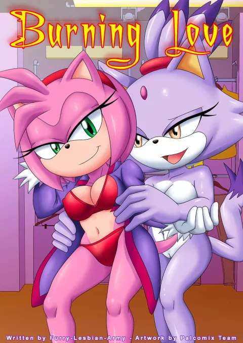 Burning Love (Sonic the Hedgehog) [Palcomix , Mobius Unleashed] rule 34 porn comic cover