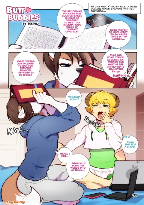 Butt Buddies [Tokifuji] rule 34 porn comic cover