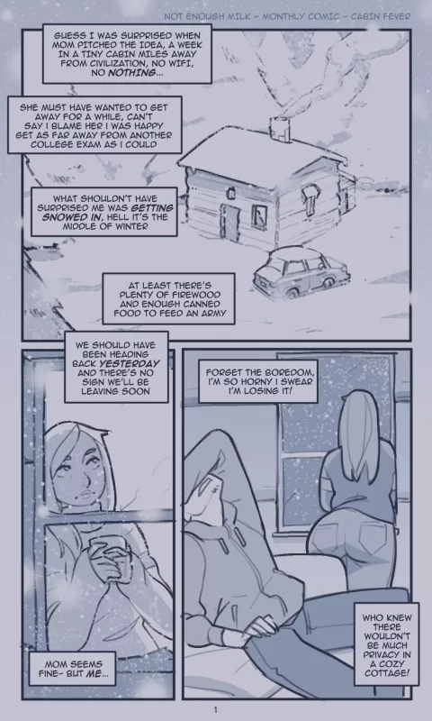Cabin Fever [NotEnoughMilk] rule 34 porn comic cover