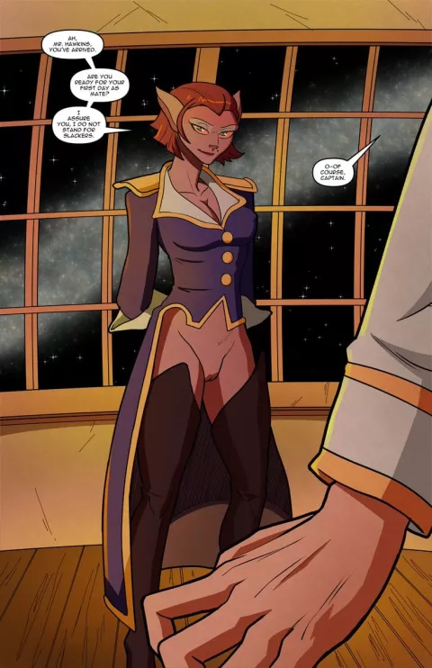 Captain Amelia’s Mate (Treasure Planet) [Swain Art] rule 34 porn comic cover