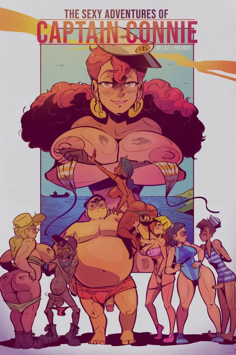 Captain Connie [Laz] rule 34 porn comic cover