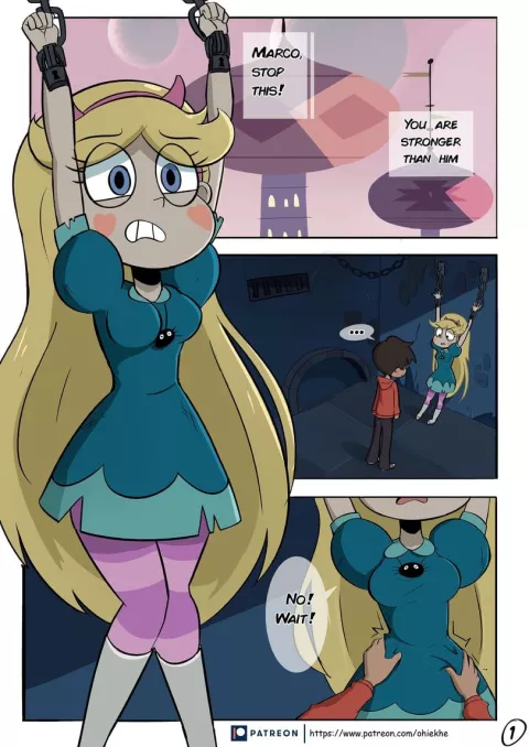 Chained Together (Star VS. The Forces Of Evil) [Ohiekhe] rule 34 porn comic cover