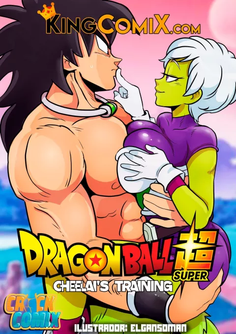 Cheelai’s Training (Dragon Ball Super) [Gansoman , KingComiX] rule 34 porn comic cover