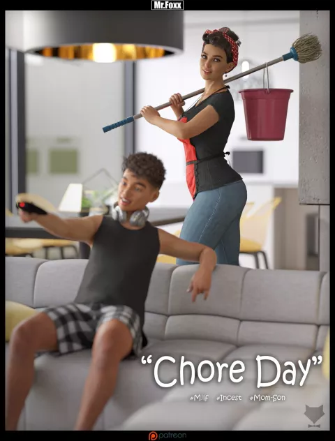 Chore Day [Mr.FOXX] rule 34 porn comic cover