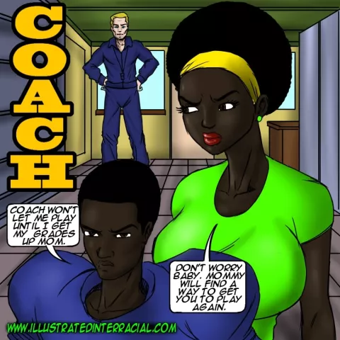 Coach [IllustratedInterracial] rule 34 porn comic cover