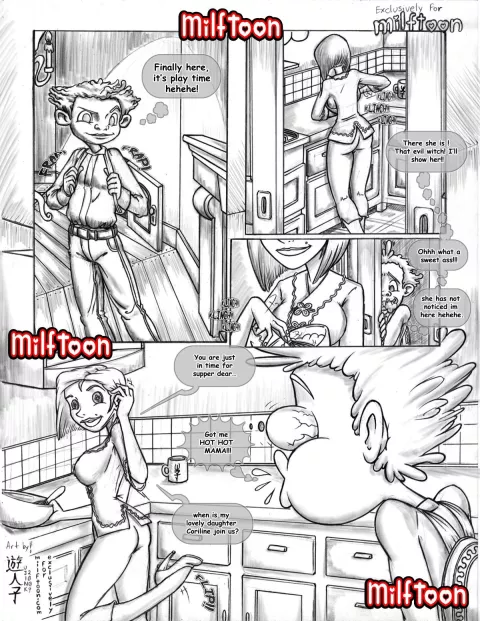 Coraline (Coraline) [MILFToon] rule 34 porn comic cover