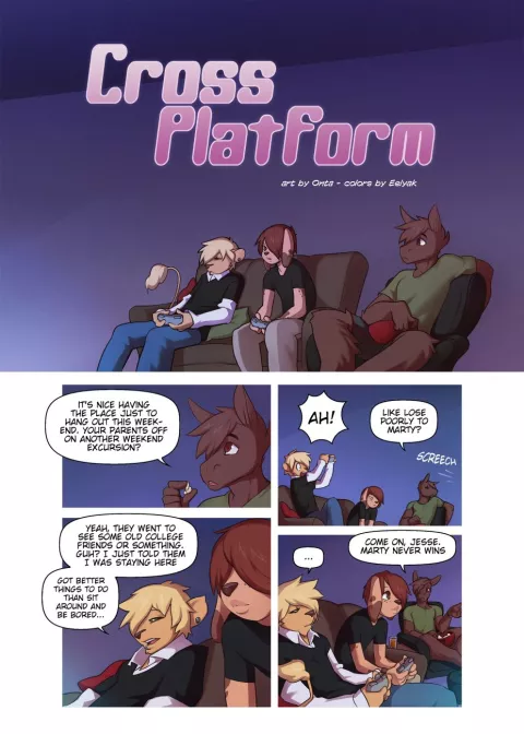Cross Platform [Doxy] rule 34 porn comic cover