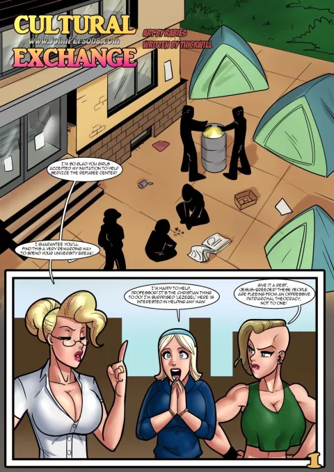 Cultural Exchange [JohnPersons.com] rule 34 porn comic cover