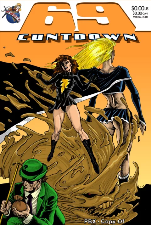 Cuntdown 69 (Justice League , Captain Marvel) [Pandoras Box] rule 34 porn comic cover